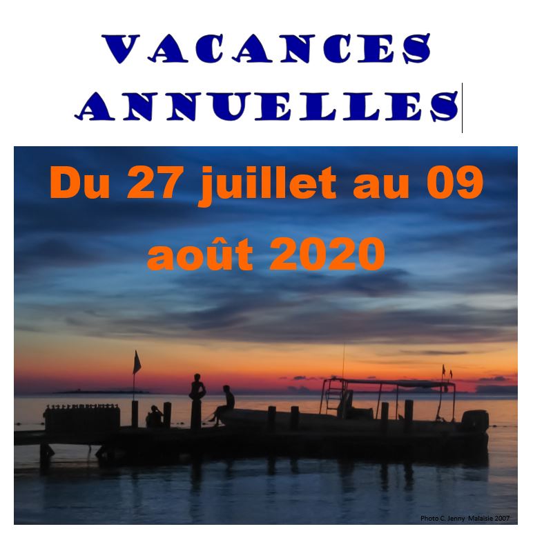 Vacances 2020